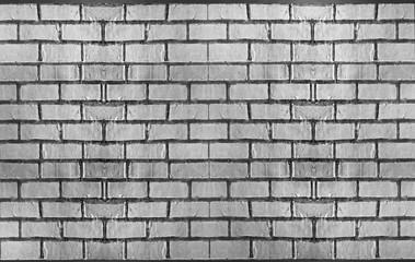 Old brick wall. Horizontal wide brick wall background. Vintage house