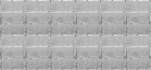Old brick wall. Horizontal wide brick wall background. Vintage house