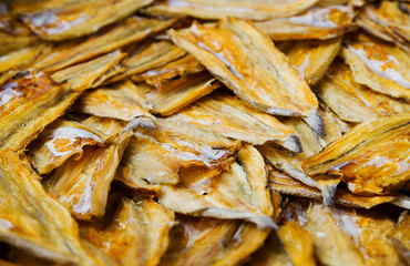 Dried sea fish to preserve food for sale