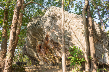 Stone Rock Cliff Mountain Hill or Pha Ngerp Phayao Attractions Northern Thailand Travel Right