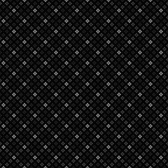 Abstract diagonal square dot seamless pattern, black design.