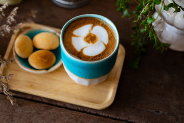  Backgrounds of Latte coffee.