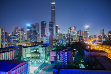 Fototapeta na wymiar Beijing Skyline