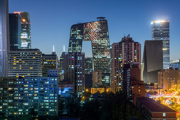 Fototapeta na wymiar Beijing Skyline