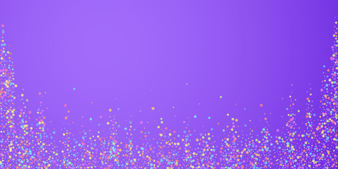 Obraz premium Festive confetti. Celebration stars. Colorful star