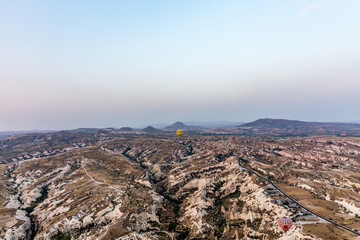Ground and sky from balloon