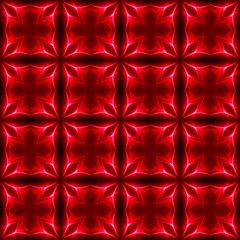 red and black light pattern background and texture.