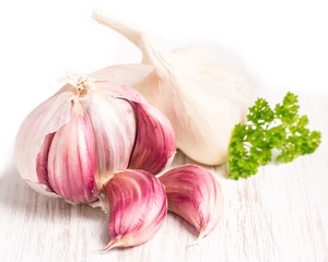 garlic (Allium sativum)