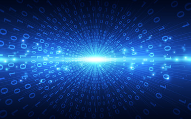 Abstract futuristic digital technology background. Illustration Vector
