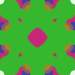 Pattern tile, ornate geometric pattern and abstract colored background