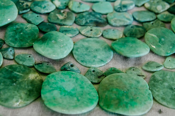 Ancient mayan jade necklace © mardoz