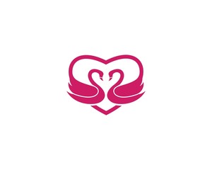 Swan logo Template