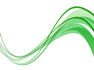 Fototapeta na wymiar 曲線的な背景　緑