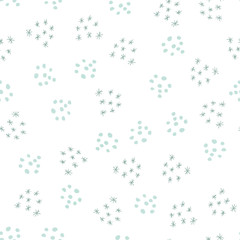 Seamless pattern background of simple elements. Doodle hand drawn illustration vector