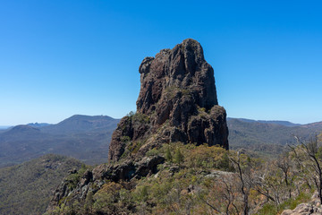 Fototapeta na wymiar Breadknife in Warrumbungle National Park NSW Australia