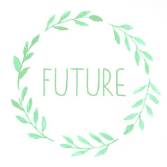 watercolor illustration about environment