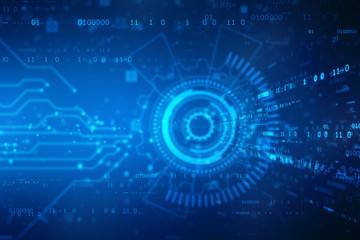 Digital Abstract technology background, futuristic background, cyberspace Concept