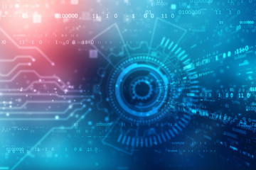 Digital Abstract technology background, futuristic background, cyberspace Concept