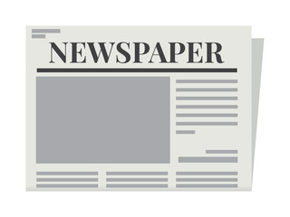 Newspapers template. Isolated Vector Illustration