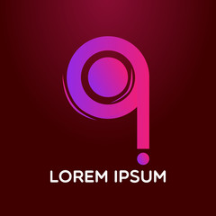 P initial letter logo icon