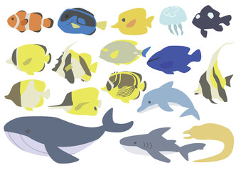 海の生き物セット