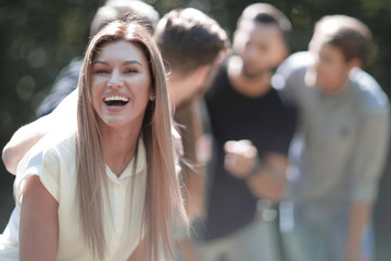 background image of a group of like-minded friends