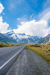 Fototapeta premium Droga w Nowej Zelandii