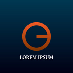 initial letter logo icon