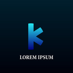 Obraz premium initial letter logo icon for business company
