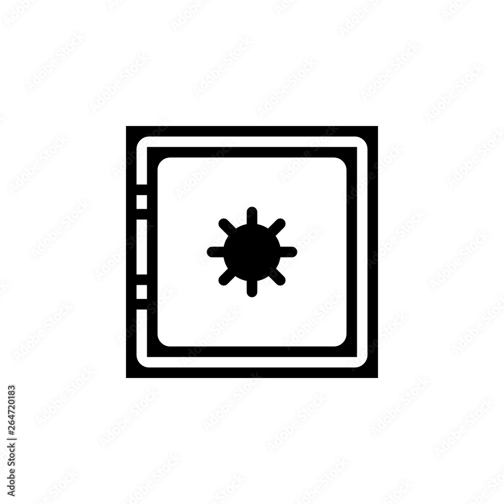 Canvas Prints safe icon vector. safe vector design. sign design. flat style. vector eps 10