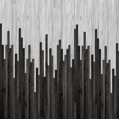Black-white oak parquet. Wooden boards texture. Wooden planks for flooring. Abstract wood panel for wall decoration.