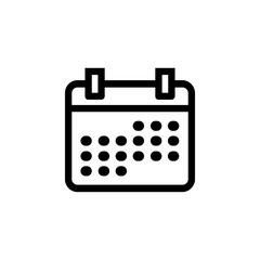 Calendar icon vector. Calendar vector design. sign design. flat style. Vector EPS 10