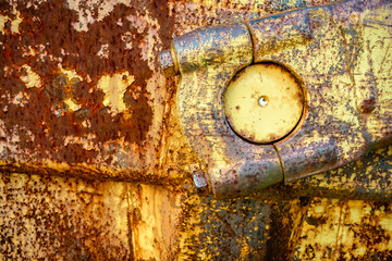 Rusted machine details