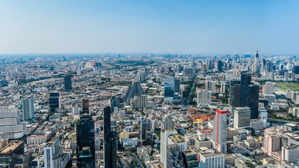 Landscape View of Bangkok city thailand