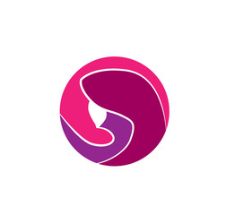 hijab logo icon for women fashion