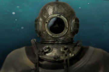 historical deep-sea diver composition