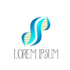 DNA logo icon for health company