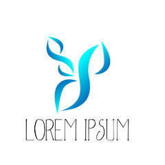 Fototapeta premium E initial letter logo icon for business company