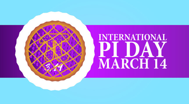 Pi Day Banner Or Background