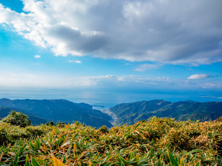 【静岡県伊豆半島】伊豆山稜線歩道からの風景【秋・だるま山周辺】