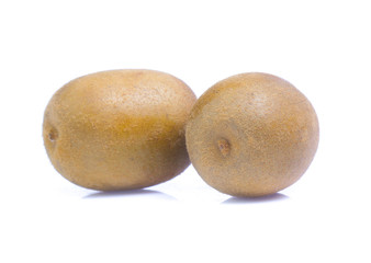 golden kiwifruit/ kiwi isolated on white