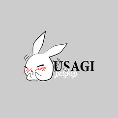 usagi petshop with rabbit illustration
