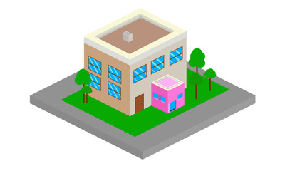 Fototapeta premium illustration of house