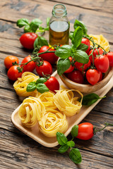 Concept of Italian food