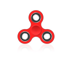 Fidget spinner. Realistic vector illustration isolated on white.
