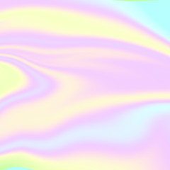 Holographic abstract soft pastel colors backdrop with trendy creative gradient. Iridescent background. Minimal template