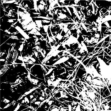 Botanical background of leaves. Monochrome black and white  background.Illustration.