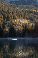 Crestasee at sunrise