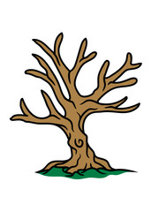 herbst baum winter bonsai bäumchen ohne blätter kahl äste kleiner winzig süß niedlich garten gärtner blume pflanze dekoration liebe clipart comic cartoon design