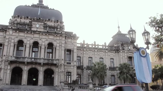 The Tucuman Government Palace Facing Plaza Independencia, San Miguel de Tucuman, Argentina.  